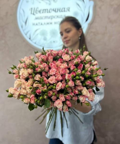 Роза кустовая 45 штук